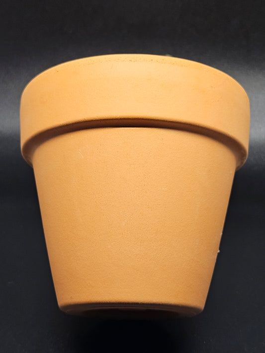 Engraved Terracotta Flower Pot