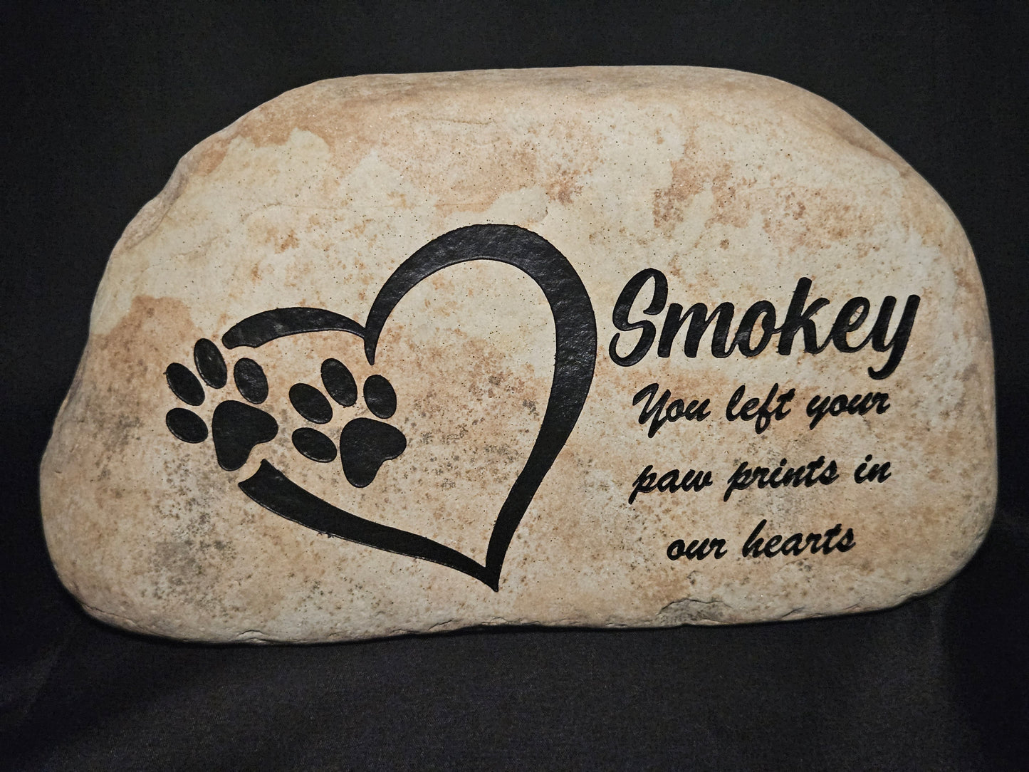 Engraved Pet Memorial / Garden Stone