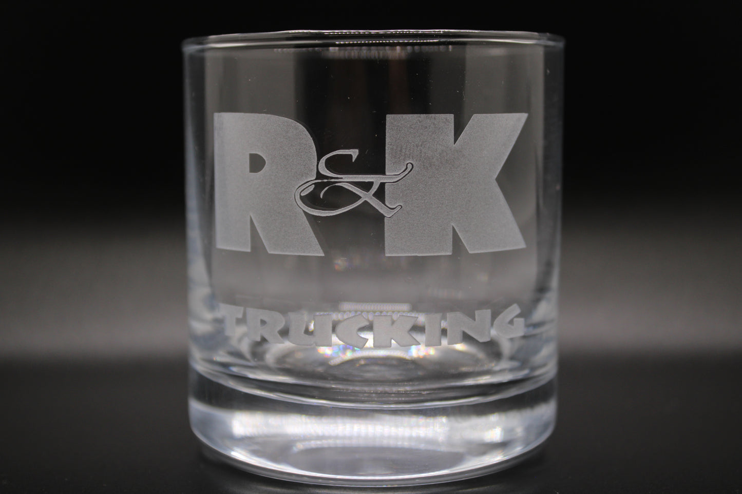 Engraved Rocks Drinking Glass
