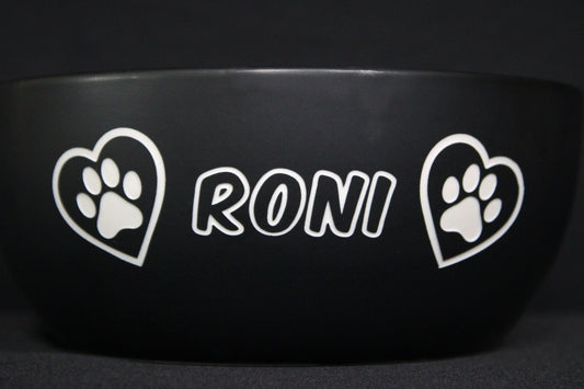 Engraved Ceramic Bowl