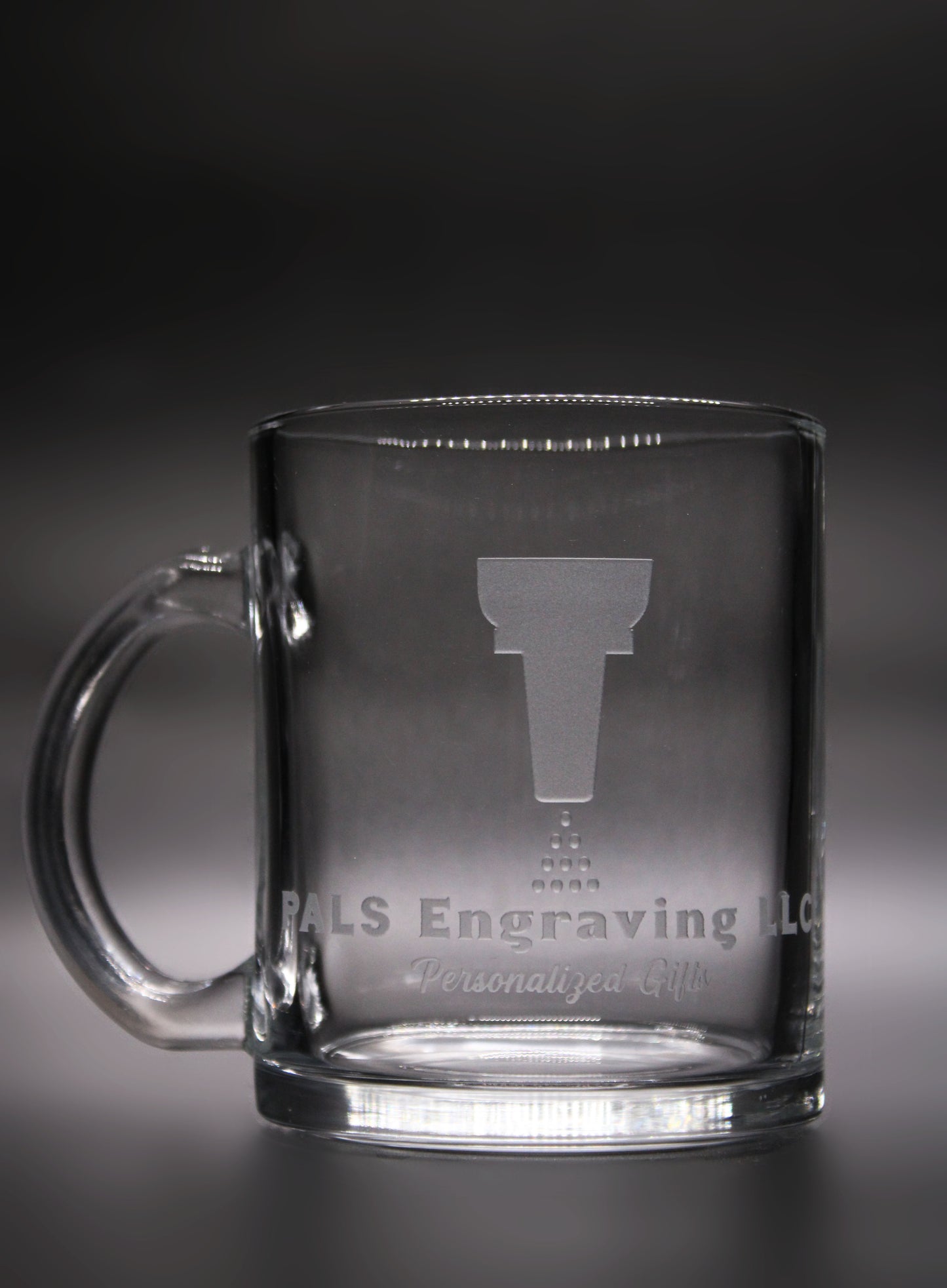 Engraved Glass Mug