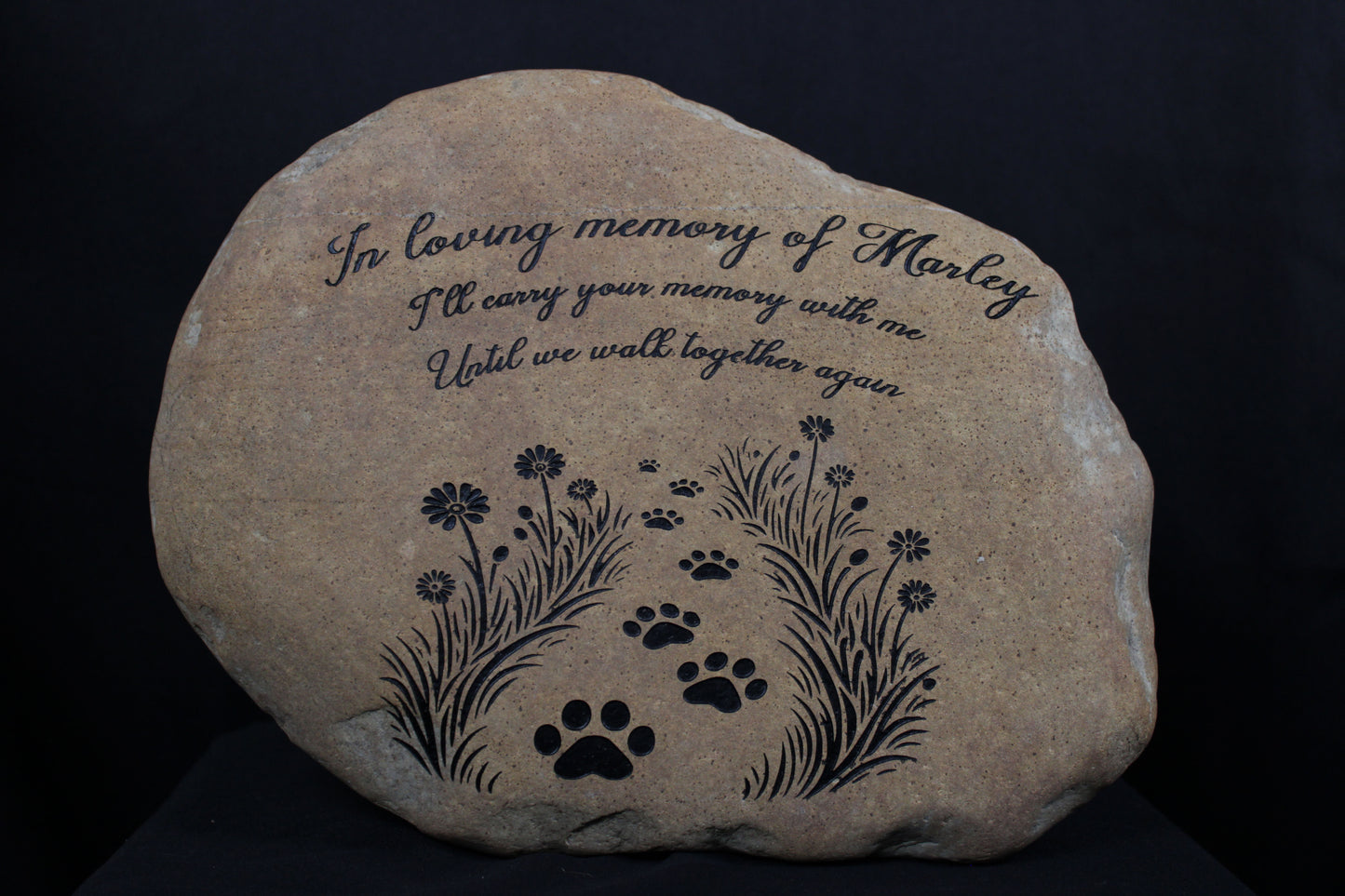 Engraved Pet Memorial / Garden Stone