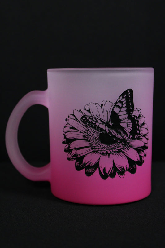Engraved Frosted Colored Mugs