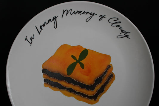 Engraved Ceramic Plate