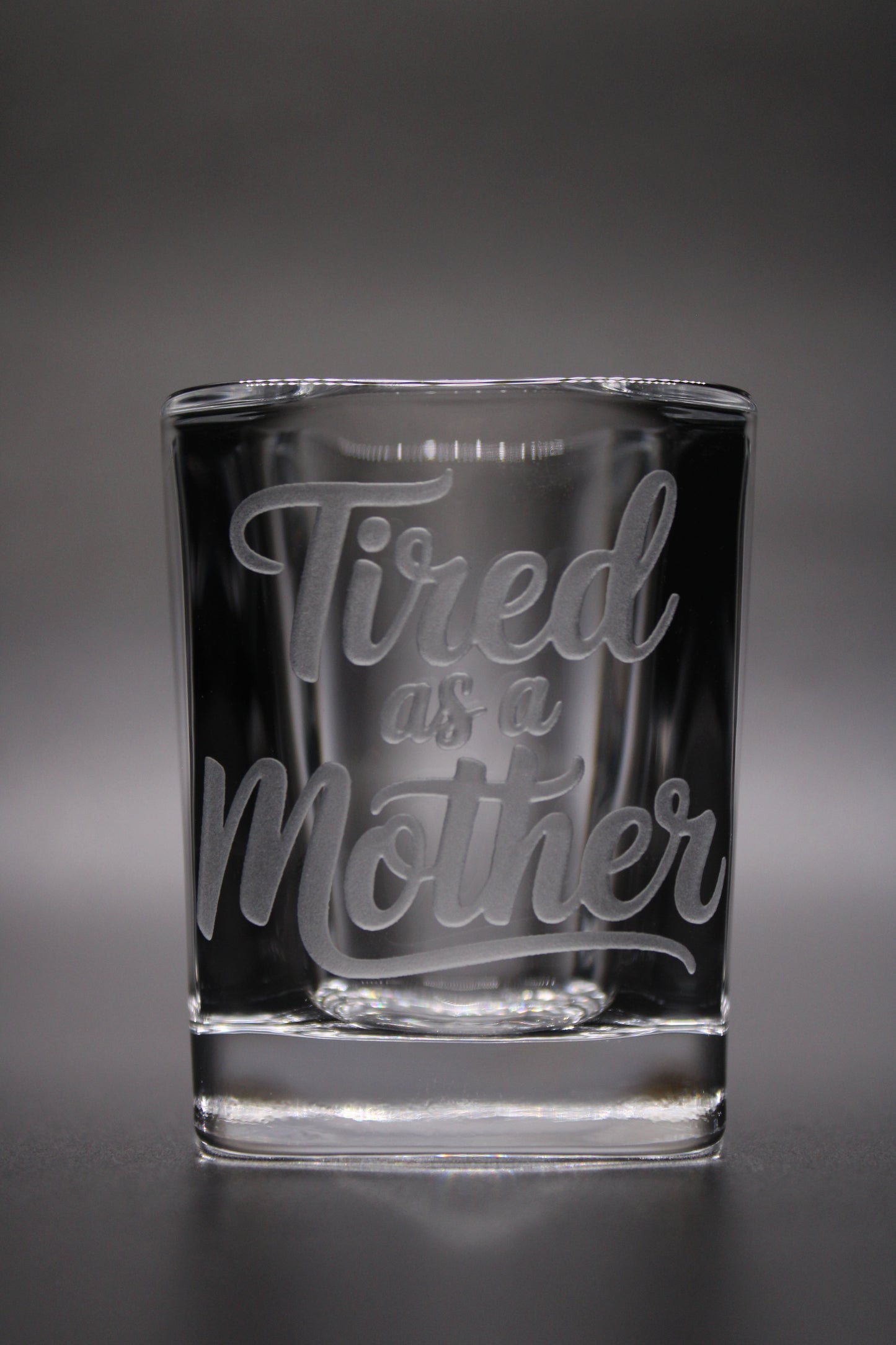 Engraved Square Shot Glass