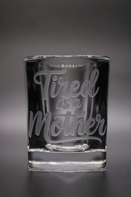 Engraved Square Shot Glass